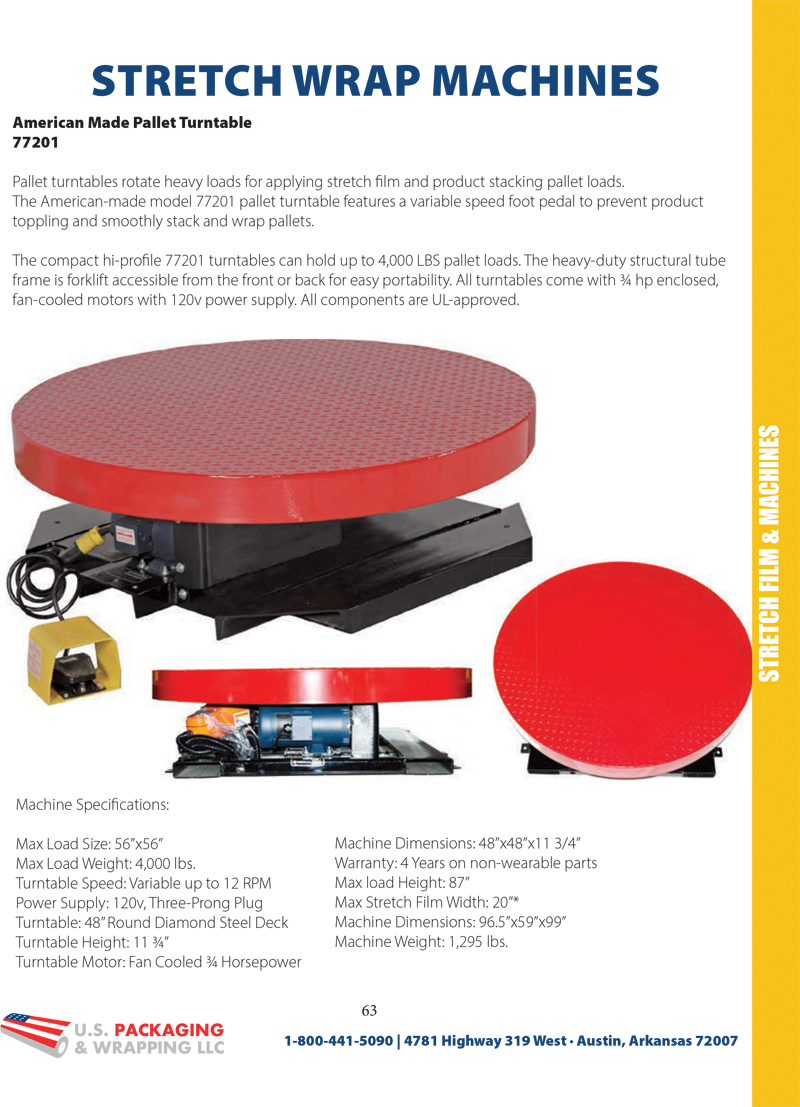 Stretch Wrap Machines Product Page